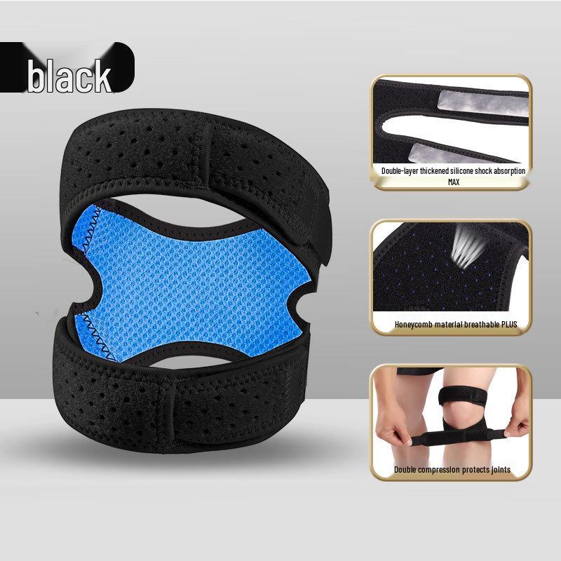 Herren Silikon Patellaband Kniebandage & Kompressionspolster für Sport
