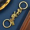 Car Key Double Chain Extended Accessories Personalized  Carriage Long Short Chain Bag Hanging Decoration