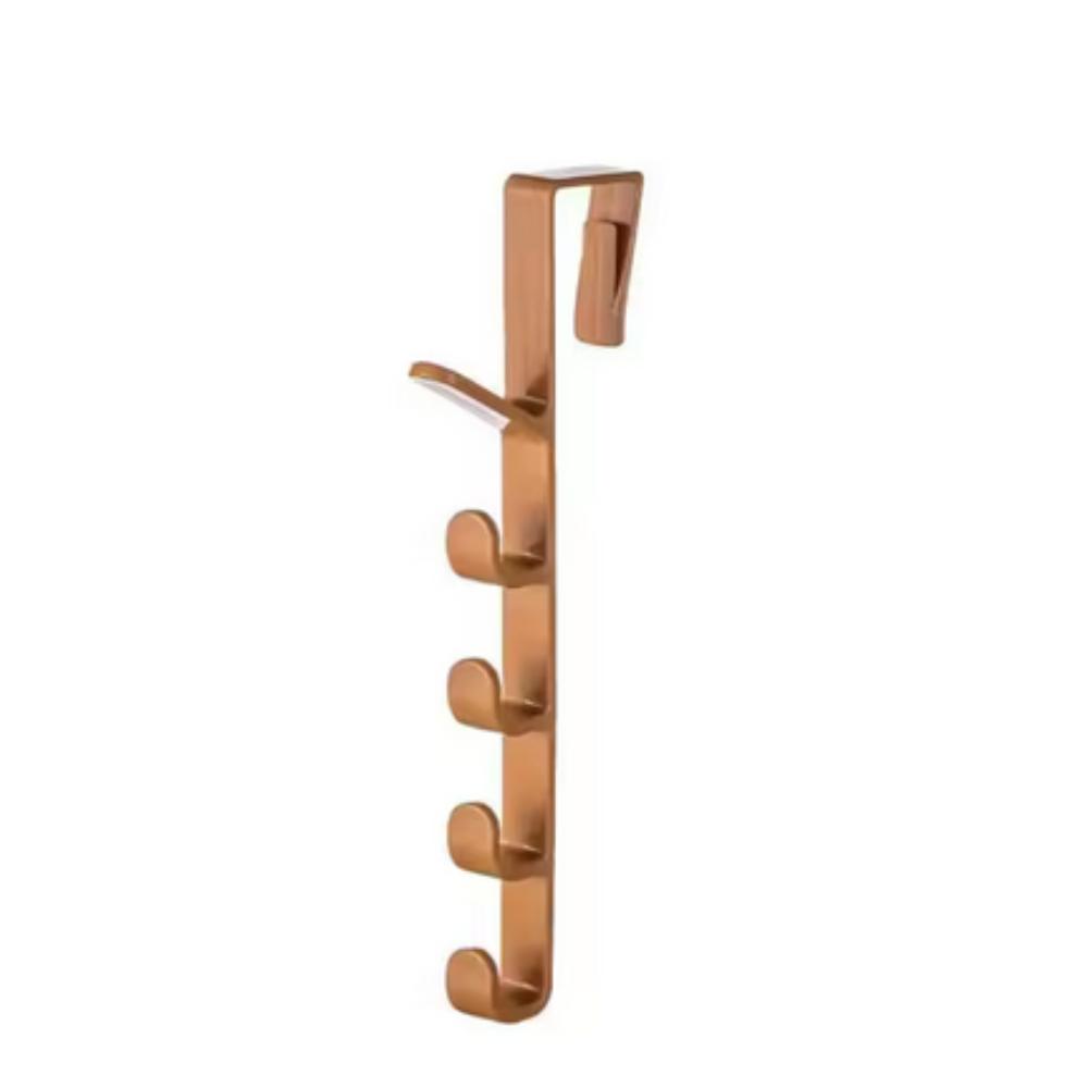 

1/2/3/4PCS No Punch Door Hanging Behind Bedroom Door Hanging Strong Coat And Hat Rack Storage Rack Bathroom Clothes Hanger 1PCS шоколадный