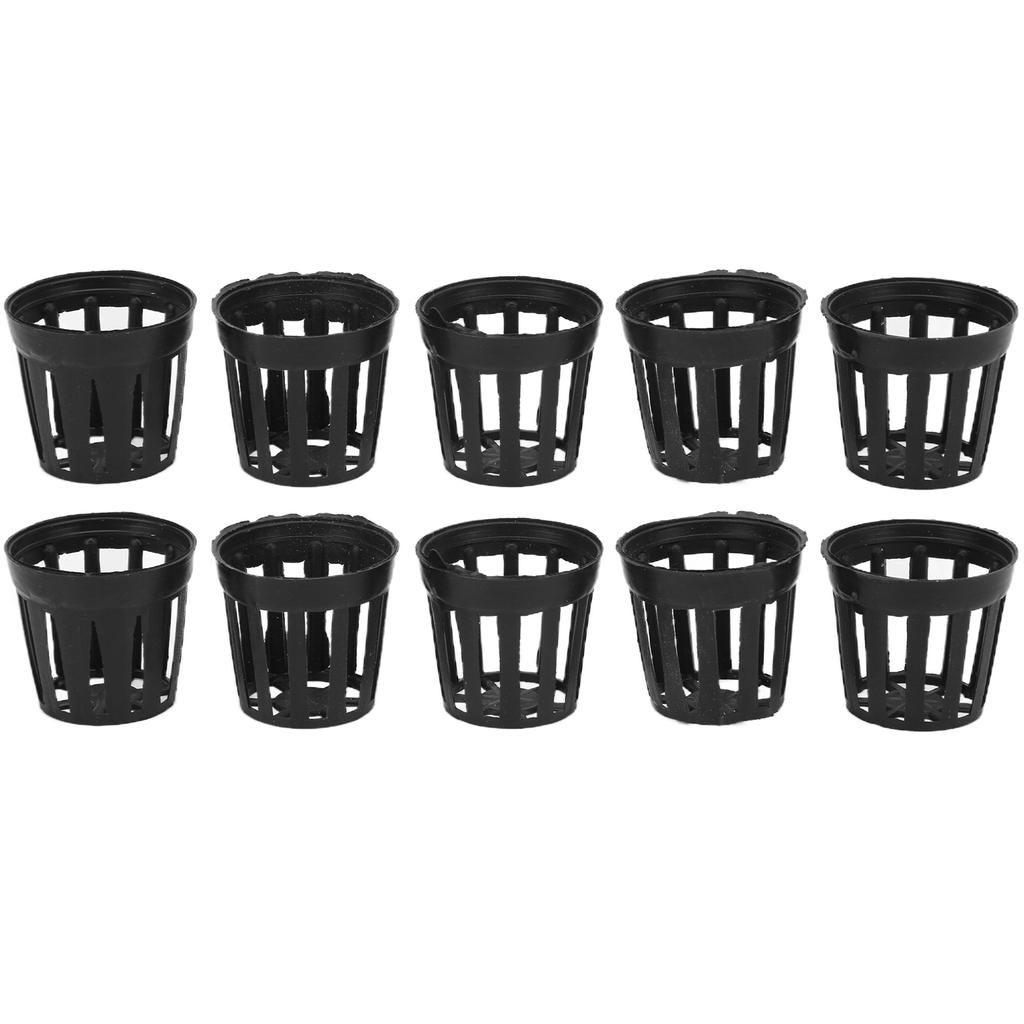 10pcs Net Cups Plastic Garden Fish Planting Basket for Planting