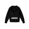 adidas Giacca Sportiva con Cappuccio e Zip Colore Unico Logo a Lettere Originals Donna Giubbotti Nero HH9451