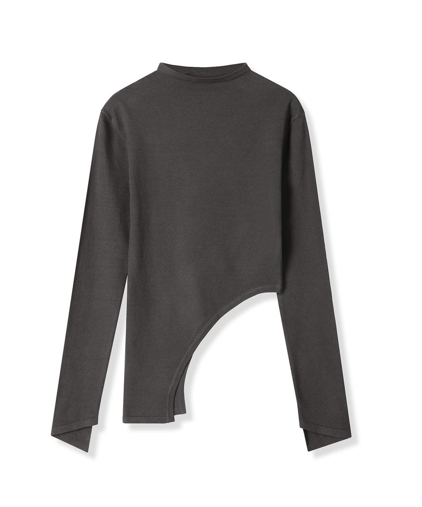 Urban Dress Round Slit Turtle Knit - 3Col