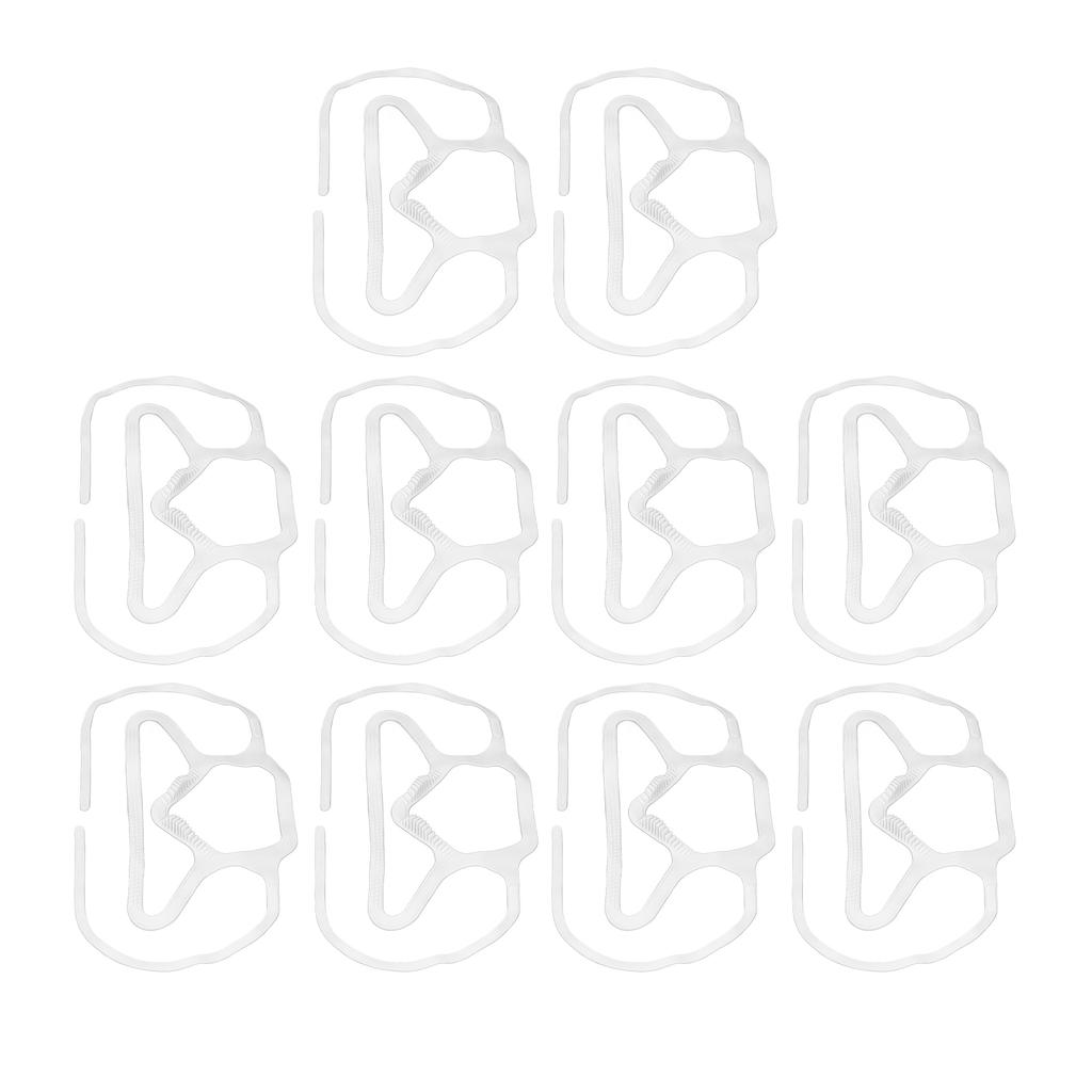 10Pcs Mask Brace Antifog Food Grade Silicone Freely Foldable Reusable Mask Support Frame for Outdoor   School