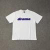 Cross-border Foreign Trade European and American High Street Drama Tide Brand Simple Letter LOGO Printing Men's and Women's Casual Loose T-shirt