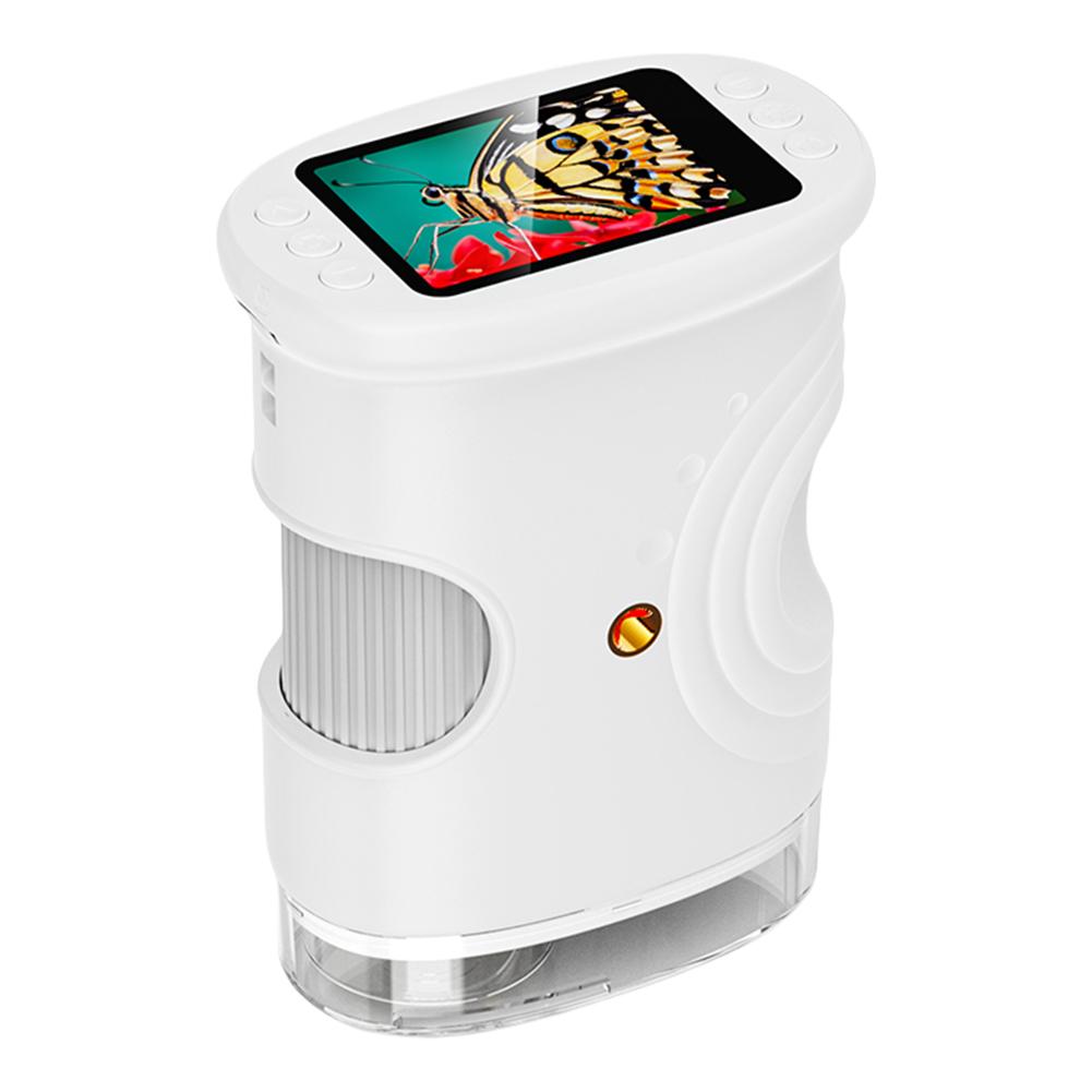 Mikroskop für Kinder 1000X 1080P Digitales Mikroskop Kindermikroskop Tragbare Handlupe für Wissenschaftliches Experiment