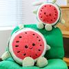 Summer Run Watermelon Doll Plush Toy Girls Dormitory Fruit Pillow Doll Birthday Gift