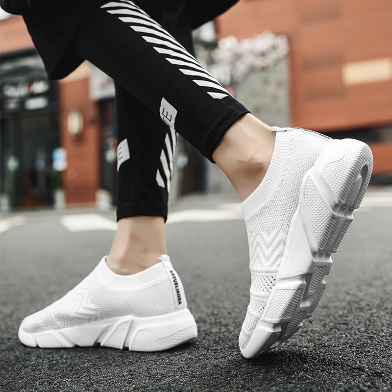 Large Size Couple's Anti Slip Wear-resistant Breathable Fashion Socks Outdoor Sports Shoes Casual Shoes One Foot Push