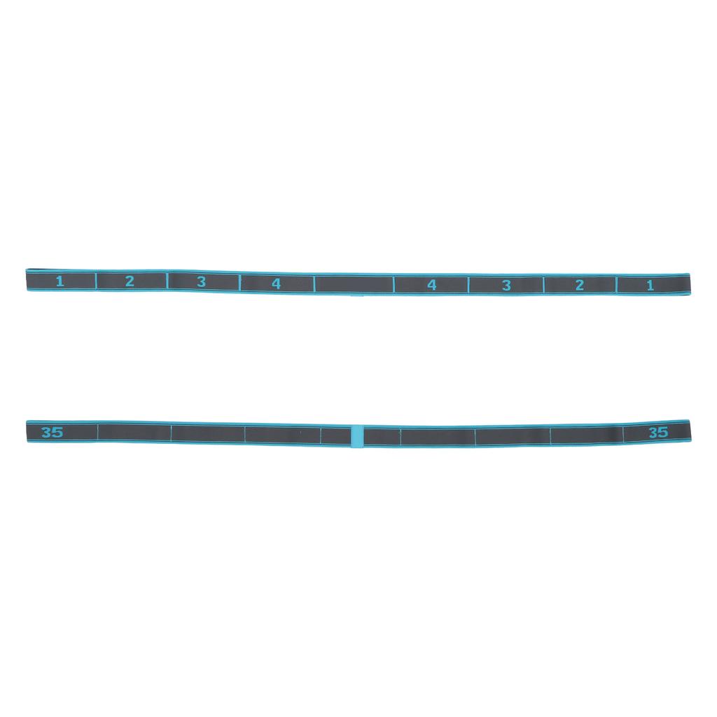   Stretch Strap Women Fitness High Elastic Multi  Exercise Stretch Band Belt(Blue Gray )