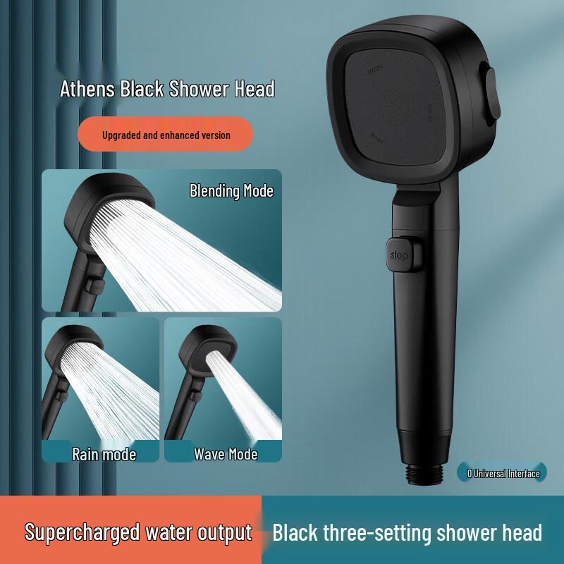 

Pressurized High-Flow Shower Head