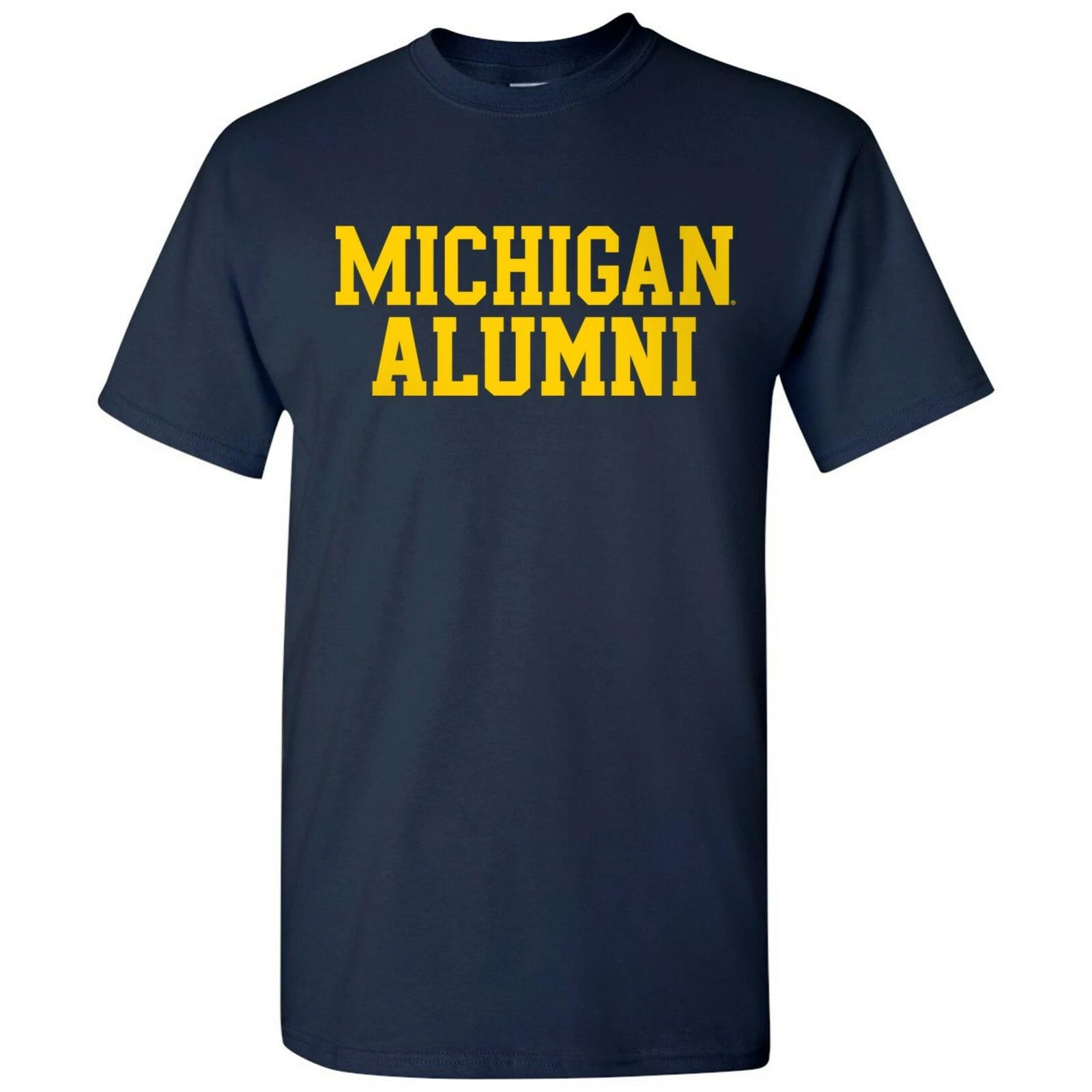 University of Michigan Basic Block Alumni T-Shirt M