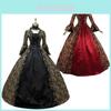 Deslumbrante Vestido de Festa Estilo Vitoriano Para Mulheres Em Múltiplas Cores Vibrantes