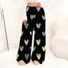 Women's Casual Fashion Print  Loose Straight,Leg Pants