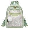 Small Floral Backpack Women's Large Capacity Oxford Cloth Lightweight Backpack