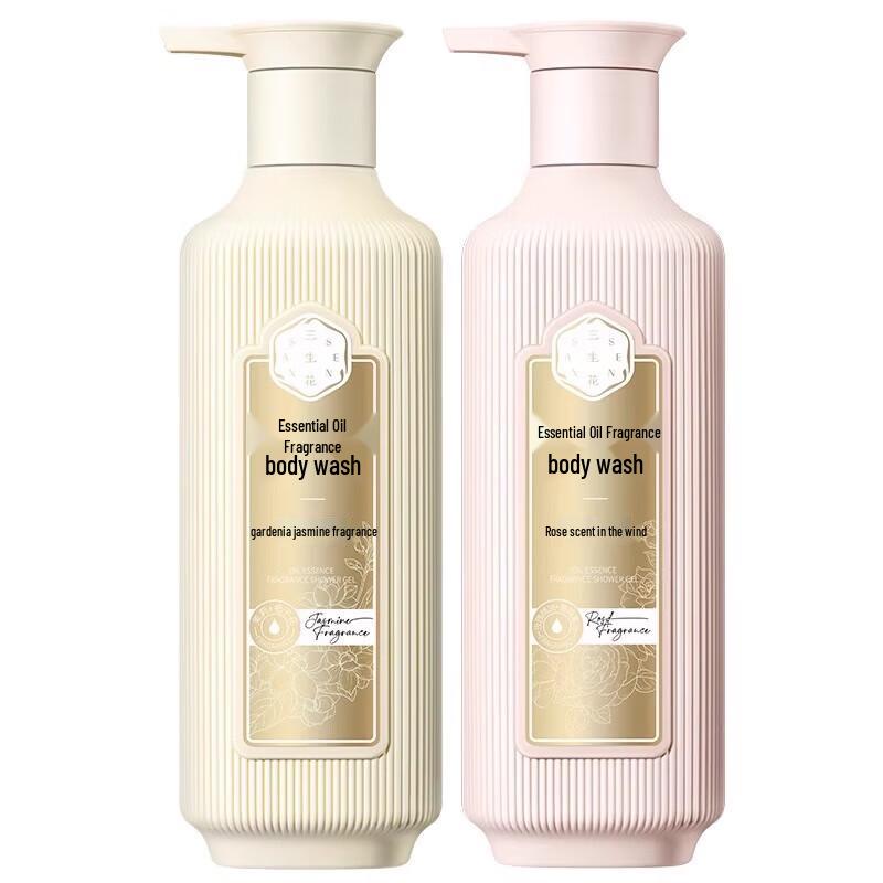 Sansheng Flower Essential Oil Fragrance Shower Gel