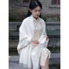 Girl's Cape Shawl Outerwear - New Spring Autumn Retro Style with Cheongsam White Cloak