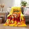 Cheetos Hot Snack Blanket Flannel Blanket Soft Cozy Plush Throw for Sofa Bed Lightweight Home Decoration