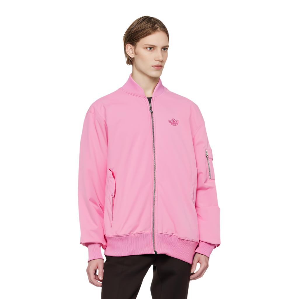 Adidas Originals Reversible Fur Bomber Jacket Men Jacket Light-Pink JE6122