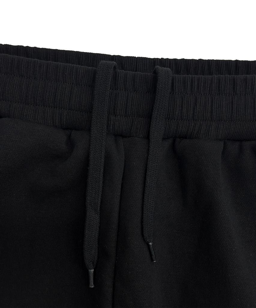 RAYFIKERS Side One-Pleat Sweat Shorts Mq7Pu489_Black
