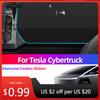 Autoaufkleber Für Tesla Cybertruck Armlehnenbox Schutzabdeckung TPE Armlehnenbox Schutzabdeckung Anti-Rutsch Auto-Modifikation Zubehör