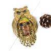 Semi-stereoscopic Owl Skull Wall Ornaments Drop Glue Mold Diy Wall Pendant Desktop Decoration Epoxy Silicone Mold