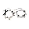 Sweet And Cute Bear Bow Pendant Bracelet, Creative Five-Pointed Star Love Imitation Pearl Jewelry.