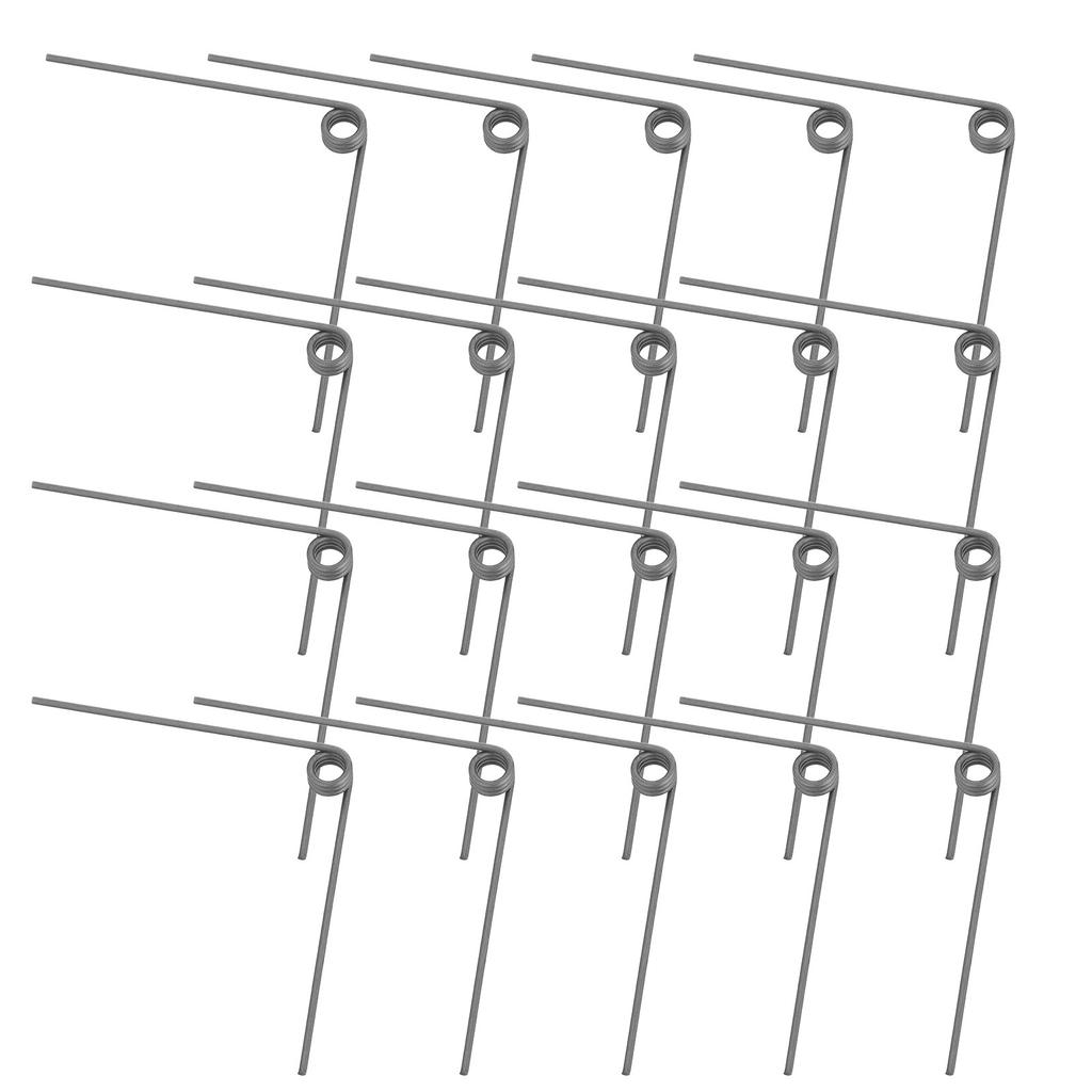 20Pcs Torsion Springs 90 Degree Stainless Steel Small Mechanical Spring for DIY Woodworking Home Repair Crafts and Precision