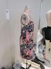 Women's Feather Print Halterneck Camisole Vacation Dress - Spring/Summer Collection 2026