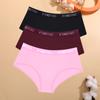 3Pcs Cotton Seamless Underwear Sexy Letter Belt Panties Low Waist Stretchy Briefs Female Breathable Sports Soft Lingerie