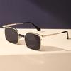 New European and American Retro Box Edging Steam Punk Women Men's Sunglasses with Personalized Metal Springs, Indian Sunglasses