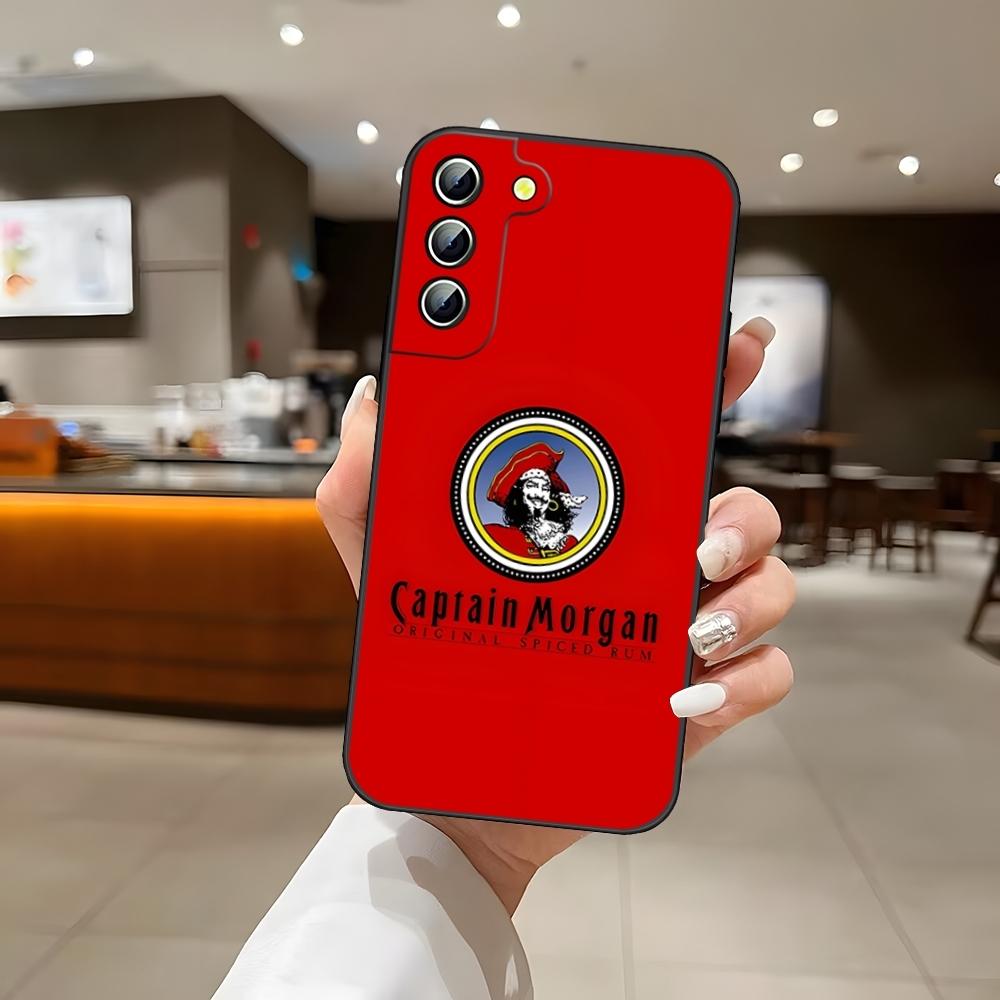 Luxury Rum C_Captain Morgan Phone Case For S25 Samsung S26 S24 Ultra S22 S23 S20 Fe S21 Plus A54 A34 A16 A53 Back Cover