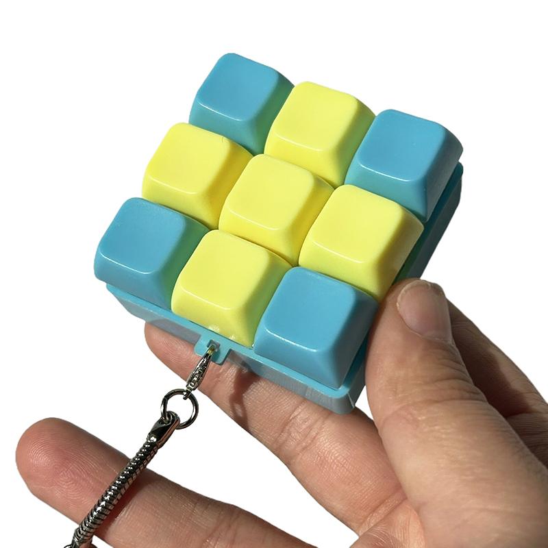 

9 Клавиш Механический Тестер Осей Клавиатуры Сделай Сам Кнопка-Непоседа Колпачок Клавиши Брелок-Непоседа Брелок для Клавиатуры Игрушки Колпачки для Клавиш Клавиатуры Пальцами Игрушка as the picture