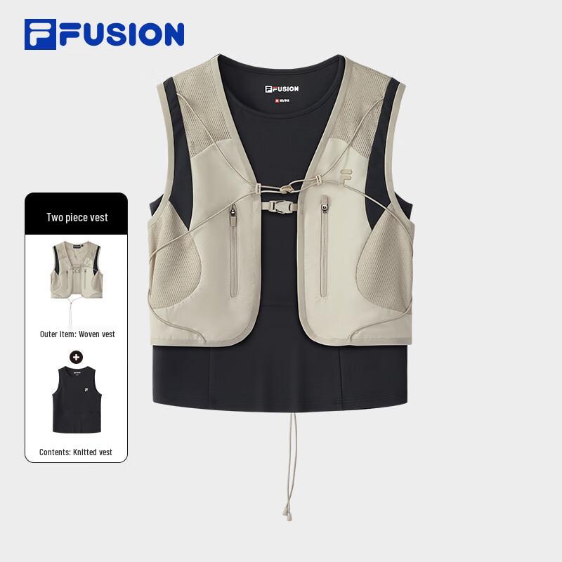 FILA FUSION Women s Sleeveless Vest Two-Piece Set XL
