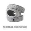 Knee Pads for Training, Adjustable Protective Knee Brace with Shock Absorption Strap for Dance, Volleyball, and Football - Gray
