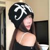 Fashion Letter Knitting Cap Hat Fiber Y2k Jacquard Knitted Hat Keep warm Cold Cap Outdoor