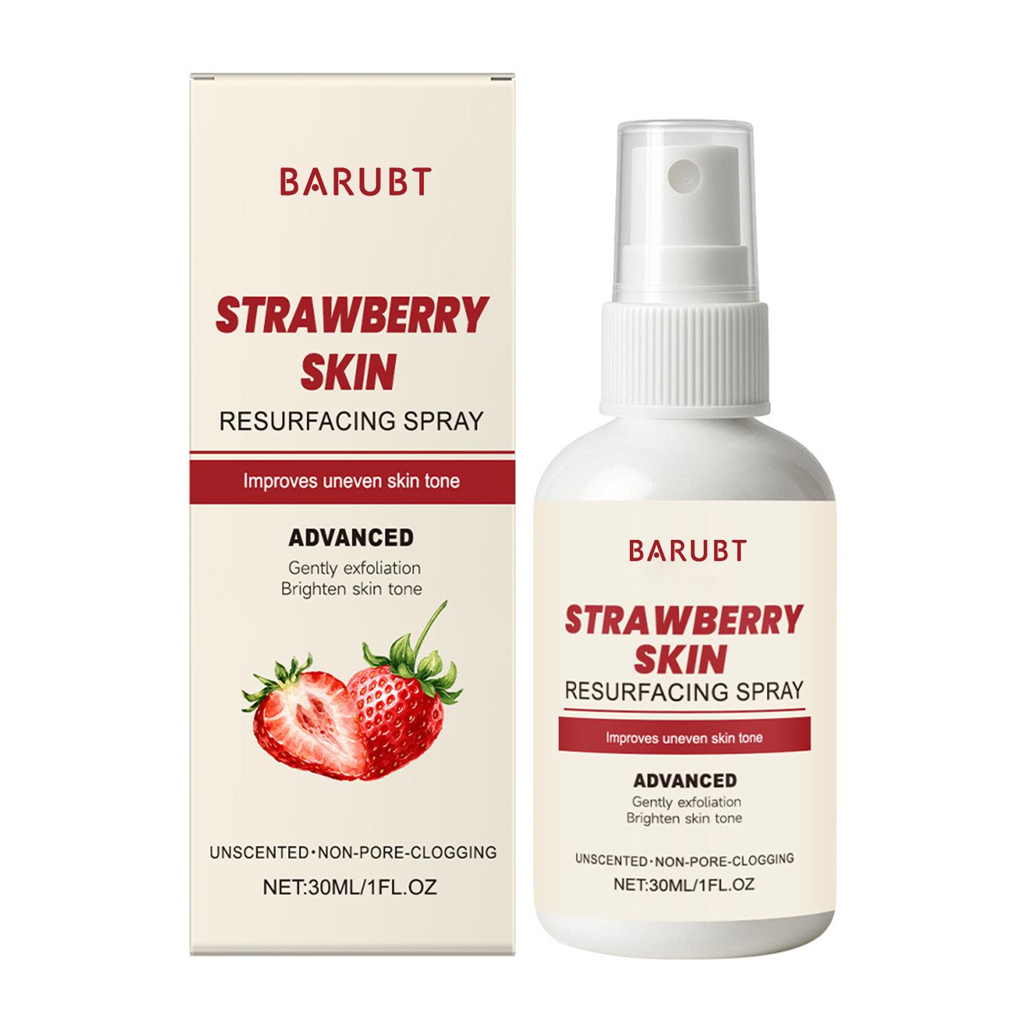 Explosive strawberry skin moisturizing spray, gentle moisturizing, refreshing and delicate, caring for skin, hydrated and soft