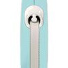 Laisse rétractable - FLEXI - New Comfort S Tape - 5 m - Bleu clair - Pour petits chiens jusqu'à 15 kg