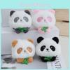 Cute Panda Stuffed Animal Plush Keychain Soft Lovable Charm Toy For Bags And Gifts
