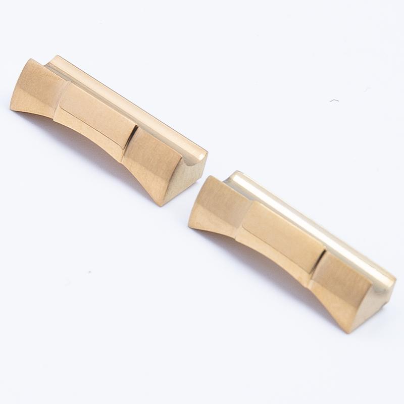 ONE20mm Stainless Steel Curved End Link Endlink for Rolex Submariner Watch Band Rubber Leather Watch Strap Seamless ConnectionMN