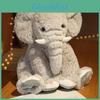Elephant Plush Toy Stuffed Animal With Soft Pp Cotton Filling For Kids Nursery Decor