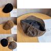 Simple Solid Color Suede Casual Beret For Fall Winter Sun Protection Women