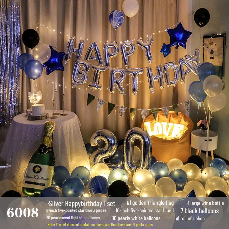 Set de baloane pentru ziua de naștere pentru adulți și copii - Decorațiuni cu desene animate