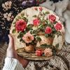 Vintage Floral Aluminum Foil Sign  Eternal Beauty of Blooming Roses X Inch Metal Wall Art for Indoor  Outdoor Decor Home