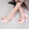 Girls' Cute Lolita Mid-Heel Sandals for Ages 8-9 - 2021 Summer Style