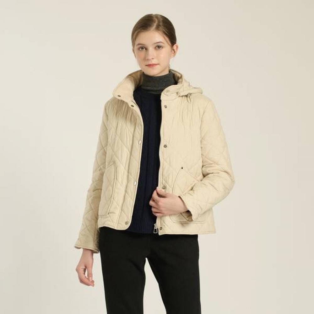

Bcbg Out Pocket Hood Quilted Jacket B5w9y971 brown (74)/66