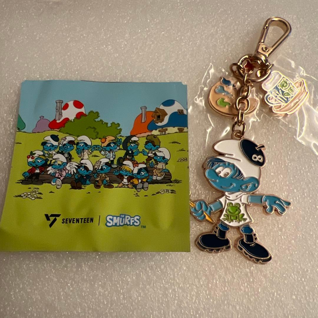 [USED] SEVENTEEN Smurf Keyring Minghao