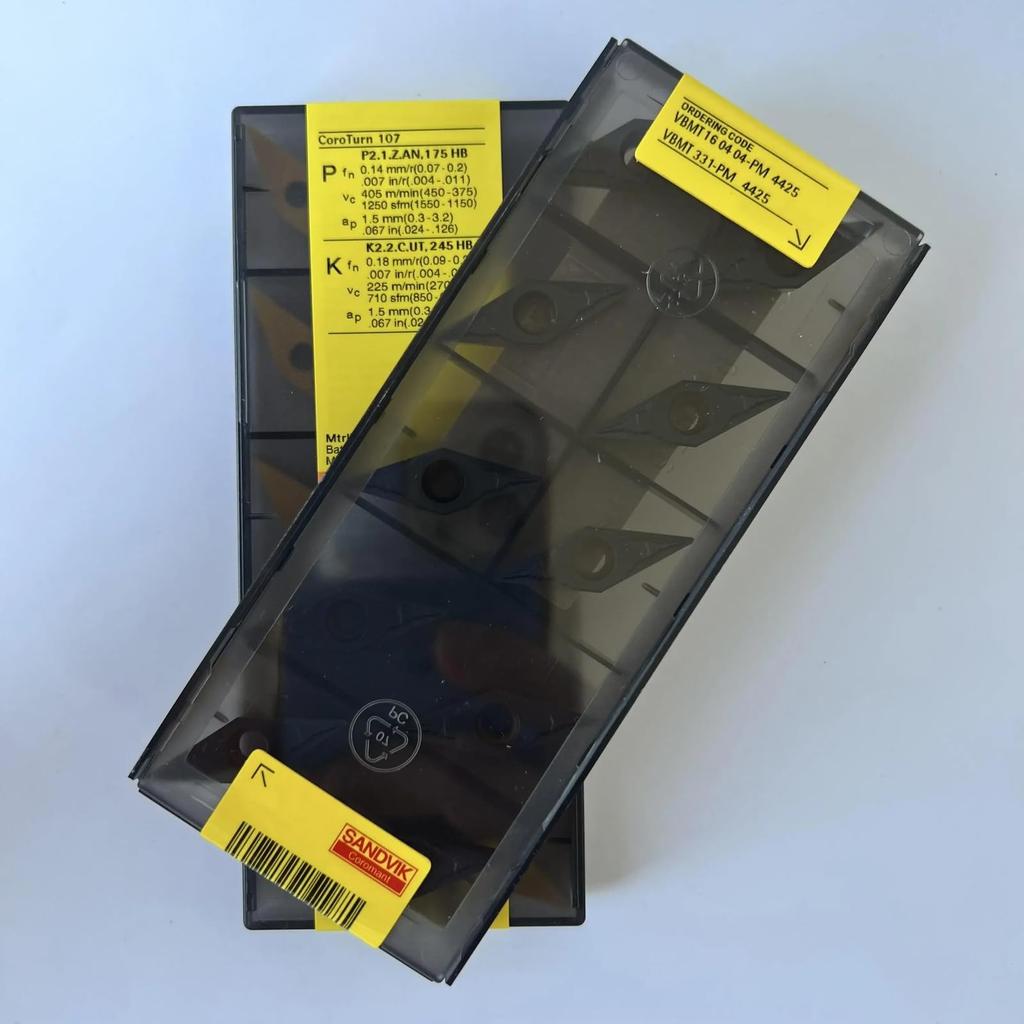 Original Sandvik / VBMT160404-PM 4425  / CNC Lathe Carbide Blade 10 PCS