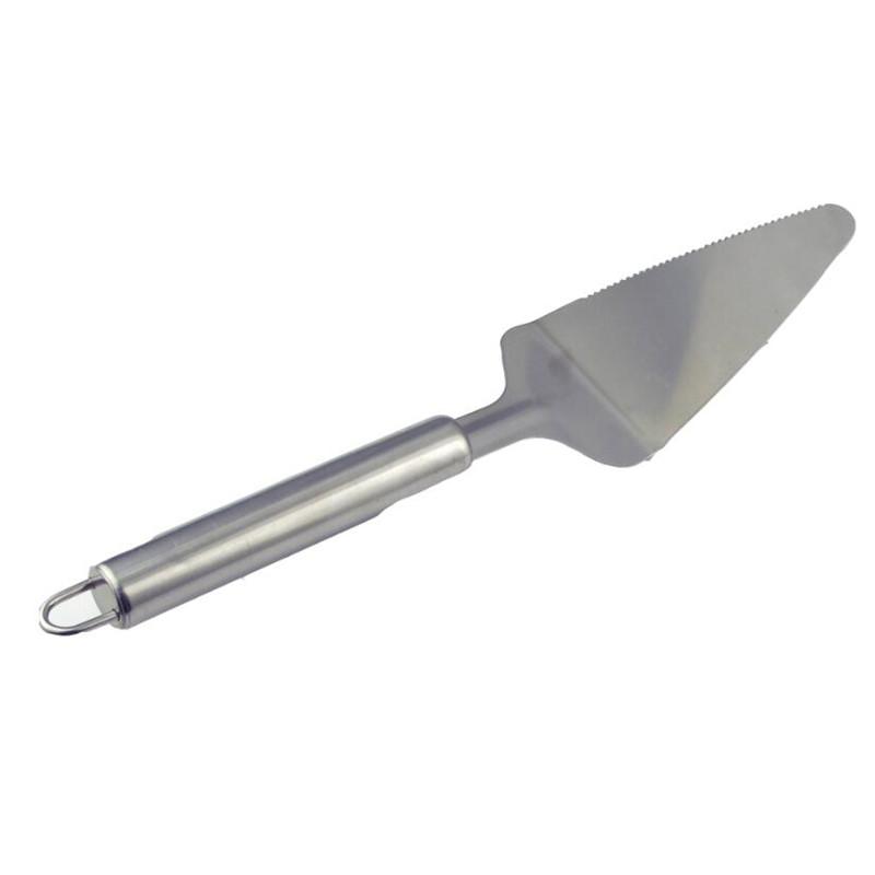 Thickened Stainless Steel Serrated Edge Cake Server Blade Cutter Pie Pizza Shovel Cake Spatula Scraper Baking Tool 1Piece