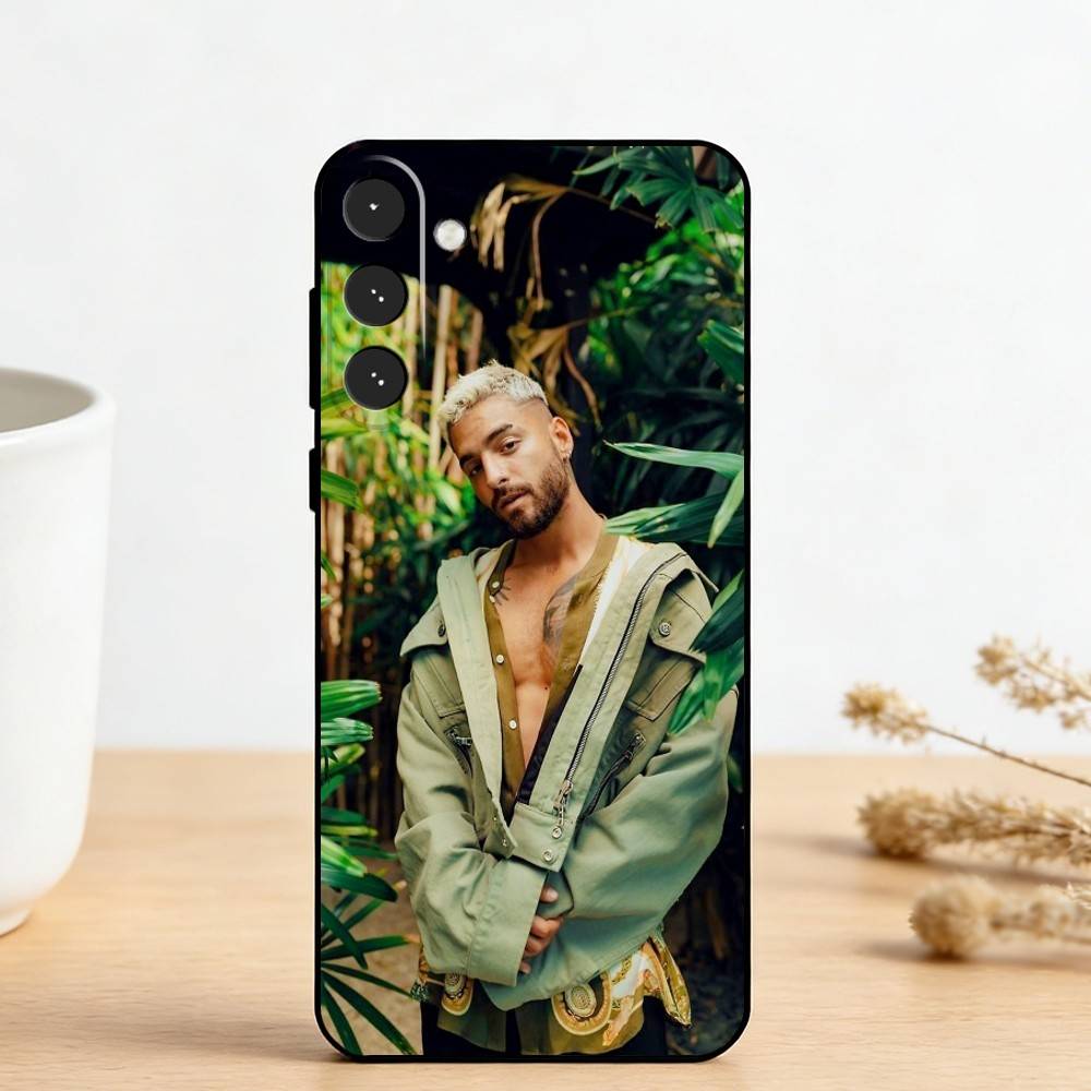 S-Singer M-Maluma P-Pelon Phone Case For Samsung Galaxy A73,A72,A71,A70,A53,A52,A51,Others Soft Black Cover Samsung a70