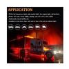 2 PCS Red LED RED Side Marker Light Indicator Light Rear Side Marker Light for Truck Trailer RV Cab Boat Bus Lorry High-Performance Side Marker Lights
