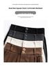 Pantalones Gruesos de Felpa de Algodón Europeo de Cintura Alta Pierna Ancha para Mujer para Primavera, Otoño, Invierno